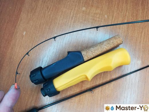 MASTER YO | Зимняя удочка(53 | 40g | Желтая ручка)