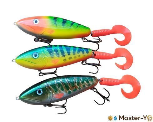 MASTER YO | Tail Big(140S | 95g | Зелена щука)*Закінчуються